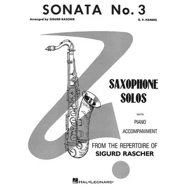 Sonata No. 3: Alto Sax and Piano