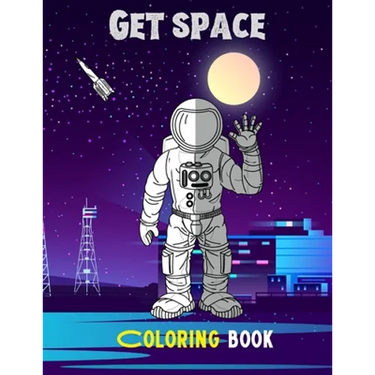 Get space: Coloring book For adults