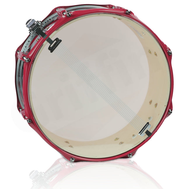 GRIFFIN Snare Drum Birch Wood Shell 14 X 6.5 Inch - Oversize 2.5" Large Vents & Custom Graphic Wrap by GeekStands.com