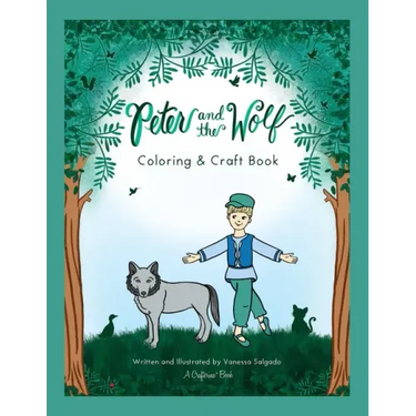 Peter and the Wolf Coloring & Craft Book