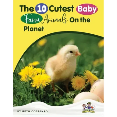 Baby Farm Animals Booklet With Activities for Kids ages 4-8