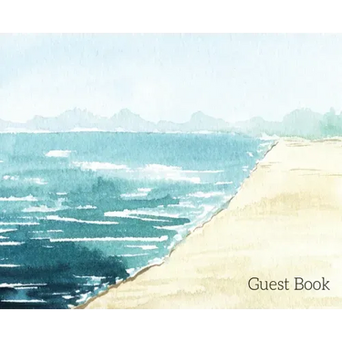 Beach Landscape Guest Book to sign