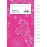 Manuscript Paper: Floral Unicorn A4 Blank Sheet Music Notebook