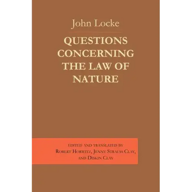 Questions Concerning the Law of Nature