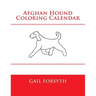 Afghan Hound Coloring Calendar