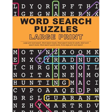Word Search Puzzles Large Print: Large Print Word Search, Word Search Books, Word Search Books for Adults, Adult Word Search Books, Word Search Puzzle