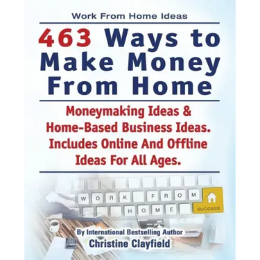 Work From Home Ideas. 463 Ways To Make Money From Home. Moneymaking Ideas & Home Based Business Ideas. Online And Offline Ideas For All Ages.