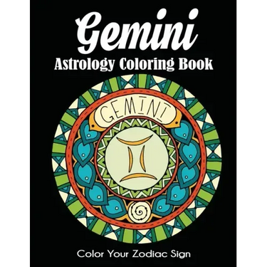 Gemini Astrology Coloring Book: Color Your Zodiac Sign