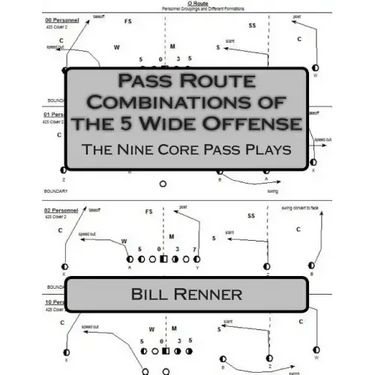 Pass Route Combinations of the 5 Wide Offense: The Nine Core Pass Plays