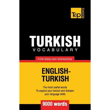 Turkish vocabulary for English speakers - 9000 words