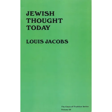 Jewish Thought Today