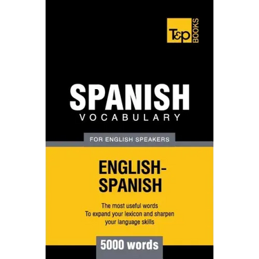 Spanish vocabulary for English Speakers - 5000 words