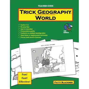 Trick Geography: World--Teacher Guide: Making things what they're not so you remember what they are!