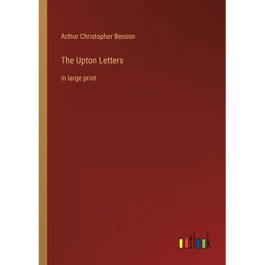The Upton Letters: in large print