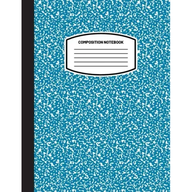 Classic Composition Notebook: (8.5x11) Wide Ruled Lined Paper Notebook Journal (Blue Gray) (Notebook for Kids, Teens, Students, Adults) Back to School