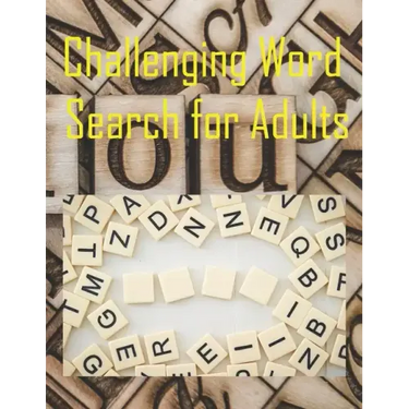 word Puzzle for Adults: Puzzle Books for Adults