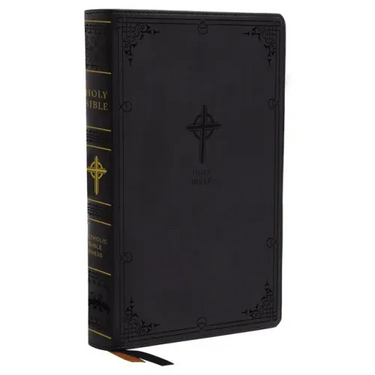 Nabre, New American Bible, Revised Edition, Catholic Bible, Large Print Edition, Leathersoft, Black, Comfort Print: Holy Bible