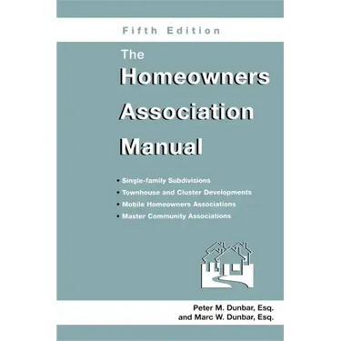 The Homeowners Association Manual