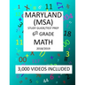 6th Grade MARYLAND MSA, 2019 MATH, Test Prep: : 6th Grade MARYLAND SCHOOL ASSESSMENT TEST 2019 MATH Test Prep/Study Guide