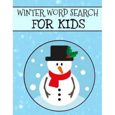 Winter Word Search For Kids: Christmas Word Search For Kids, Winter Word Search Puzzle Books, Holiday Large Print Puzzles