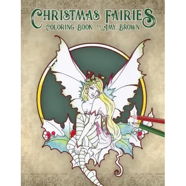 Christmas Fairies Coloring Book