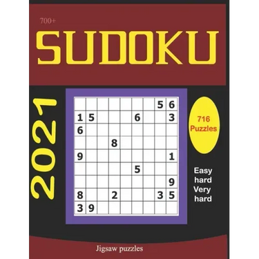 700+ Sudoku Jigsaw Puzzles: Sudoku Puzzle Book for Adults