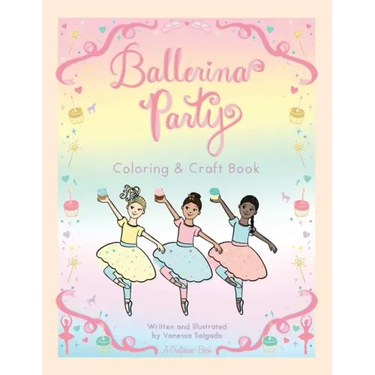 Ballerina Party Coloring & Craft Book