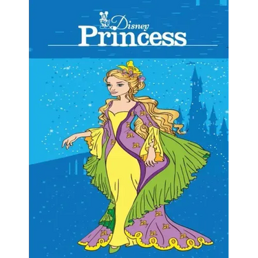 Disney Princess: Adult Coloring Book: Beautiful designs to Inspire your Creativity and Relaxation.