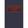 Gian Carlo Menotti: A Bio-Bibliography