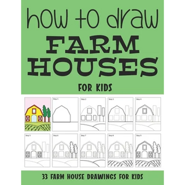 How to Draw Farm House for Kids