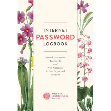 Internet Password Logbook