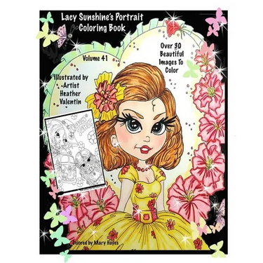 Lacy Sunshine's Portrait Coloring Book
