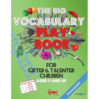 The Big Vocabulary Play Book for Gifted & Talented Children