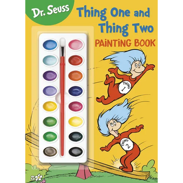 Dr. Seuss: Thing One and Thing Two Painting Book: Coloring and Activity Book with Paint Box