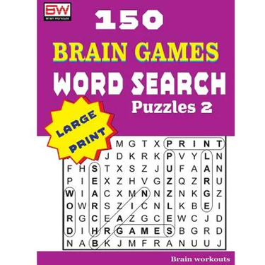 150 Brain Games - WORD SEARCH Puzzles 2