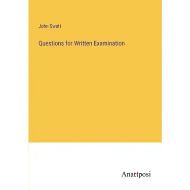 Questions for Written Examination
