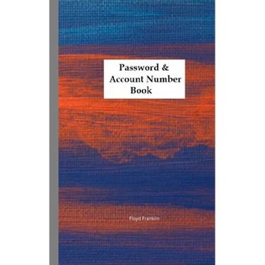Password & Account Number Book: Never forget the password again