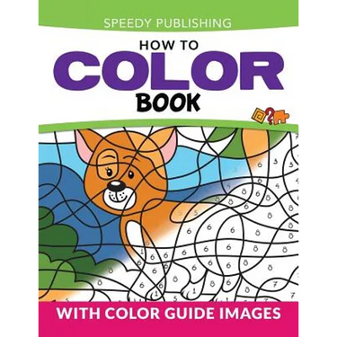How To Color Book: With Color Guide Images