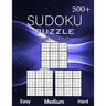 500+ Sudoku Puzzle Book for Adults Easy Medium Hard: Sudoku Variation, Big Book of 9x9 Irregular Sudoku Puzzles, Challenging suduko Game Book, Tons of