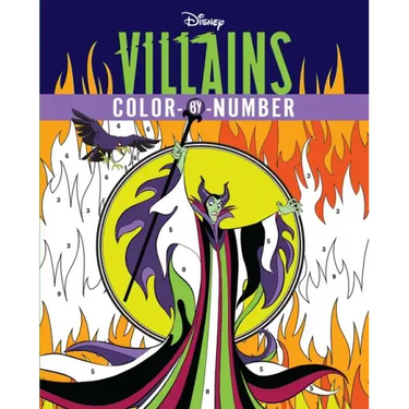 Disney Villains Color-By-Number