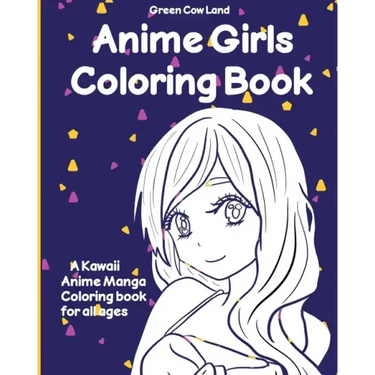 Anime Girls Coloring Book