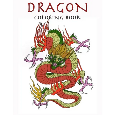 Dragon: Coloring book