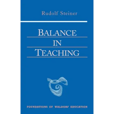 Balance in Teaching: (Cw 302a)