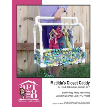 Matilda's Closet Caddy: Confident Beginner-Level PVC Project for 18-inch Dolls