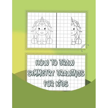 How to draw symmetry drawings for kids: Simple step-by-step guide to draw symmetry of cute things