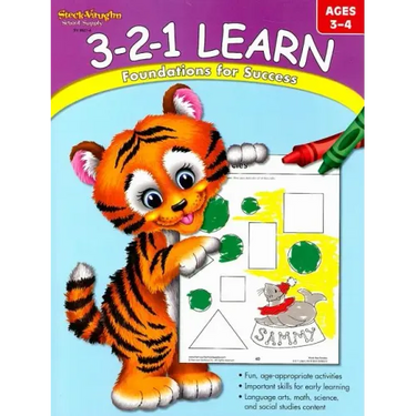 3-2-1 Learn Reproducible Ages 3-4