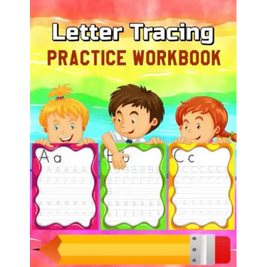 Letter Tracing Practice Workbook: Alphabet Animals, Trace Letters Of The Alphabet And Words Plus Trace Shapes And Patterns Workbook (Jumbo Size)