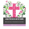Large Print Dot-To-Dot for Adults: Bible Scenes Easy to Read Adult Dot to Dot Books