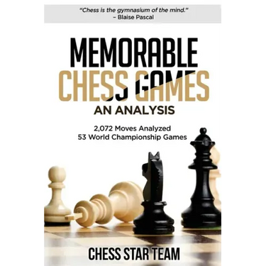 Memorable Chess Games: An Analysis - 2072 Moves Analyzed - 53 World Championship Games - Chess for Beginners Intermediate & Experts and if yo