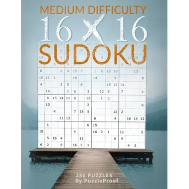 16 X 16 Sudoku Puzzle Book 2 - Normal: 250 Medium Skill Level 16X16 Sudoku Puzzles. Two Puzzles Each Page. Solutions at the back of the book.